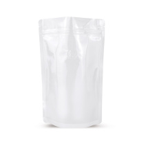 Stand Up Pouches White with Aroma Protection Valve